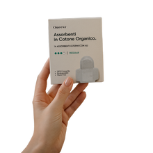 Carica l'immagine nel visualizzatore di Gallery, Box di assorbenti Queesy in cotone organico Regular